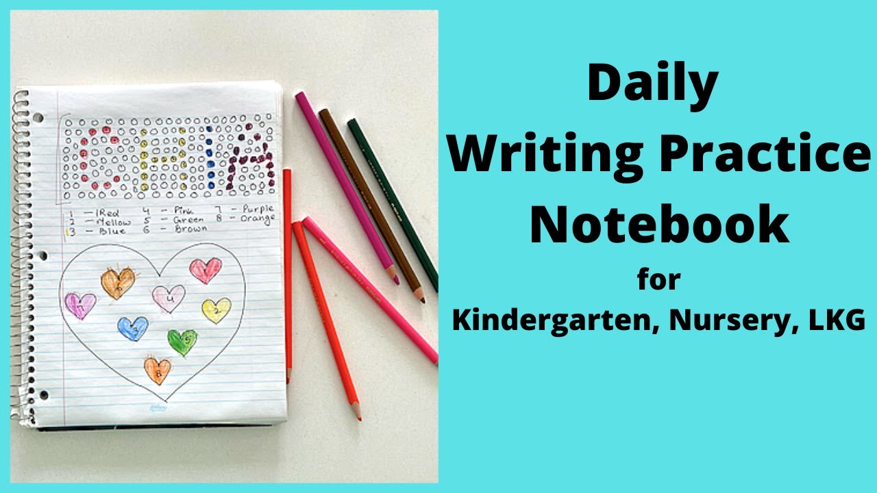 Daily Writing Practise Worksheets for Toddler, LKG, Nursery, Kindergarten, Preschool - Day 1