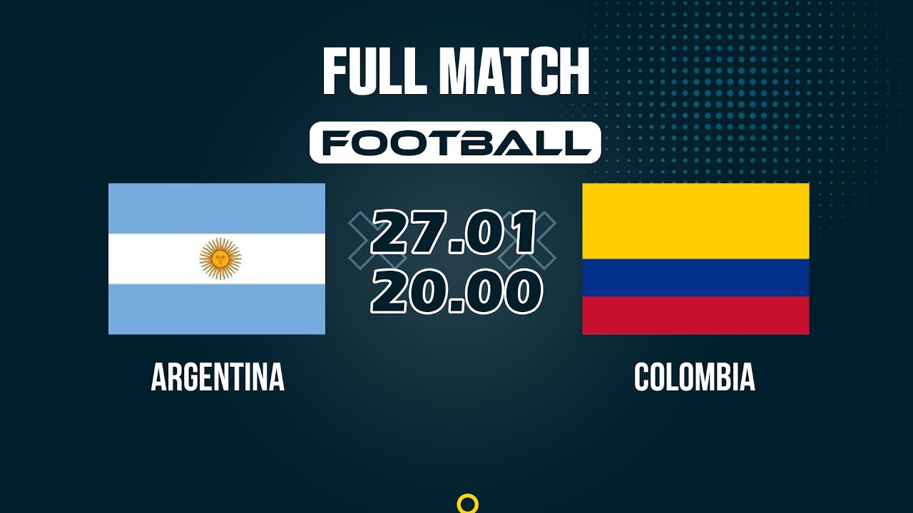 🔴 Argentina vs Colombia | Tension, emotion, and ultimate glory