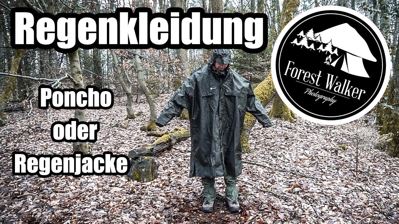 Regenkleidung / Regenjacke oder Regenponcho?