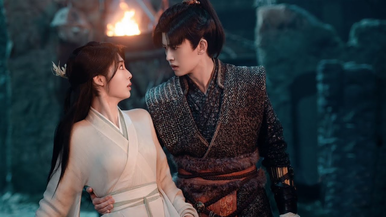A'Gou &times; Bai Cai 😭❤️ || Wu Geng &times; Bai Cai || #burningflames #xingfei #renjialun #cdrama #trending