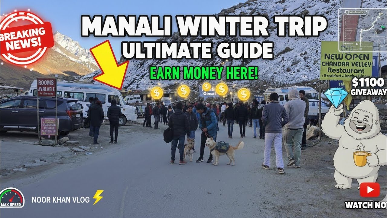 Manali ka asli sach! ❄️ Iske aage rasta band tha?