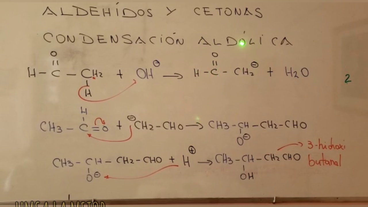 Condensación aldólica y obtención de aldehídos y cetonas. UMSA LA MEJOR