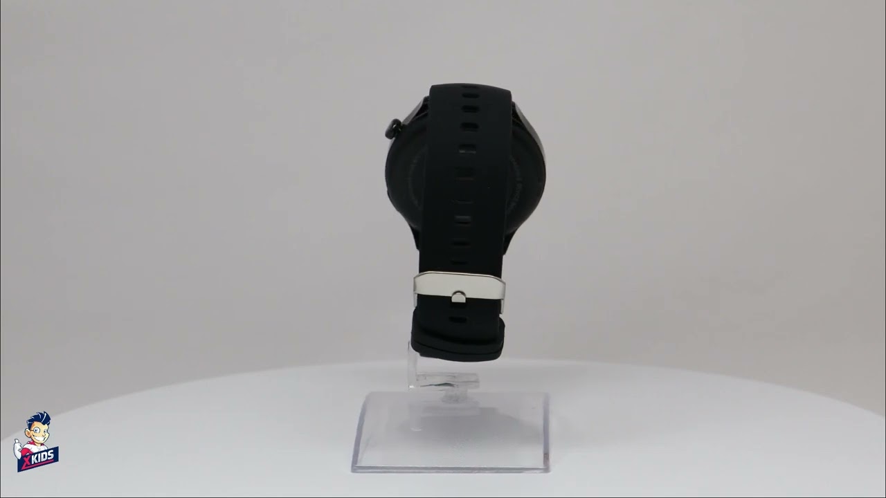 Ceas Smartwatch XK Fitness AK37 cu Functii monitorizare sanatate, Notificari, Bratara silicon, Negru