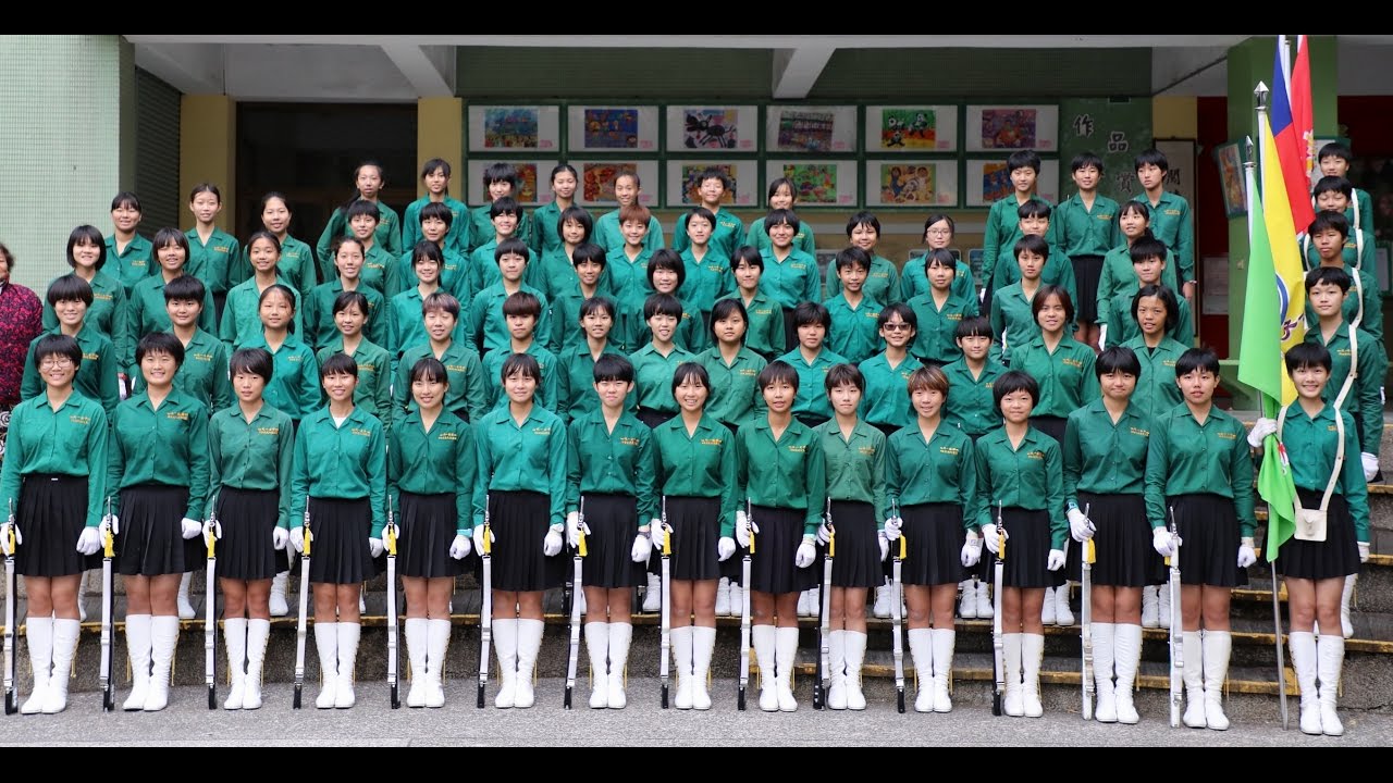台北市立第一女子高級中學 儀隊 北市大附小103周年校慶 開幕表演(中央視角)
