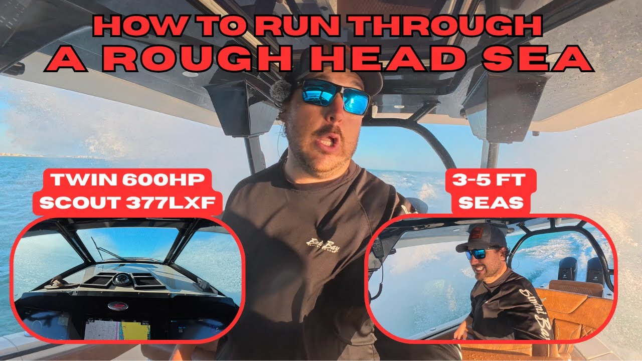 Handling 3-5 Foot Seas in a Twin 600hp Scout 377LXF | Rough Water Boating Tips & Performance Test