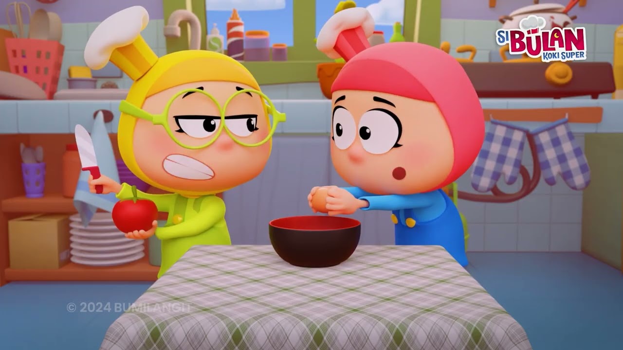 WOW BULAN KETEMU BINTANG! | SI BULAN KOKI SUPER | ANIMASI ANAK | KARTUN LUCU | DOA ANAK