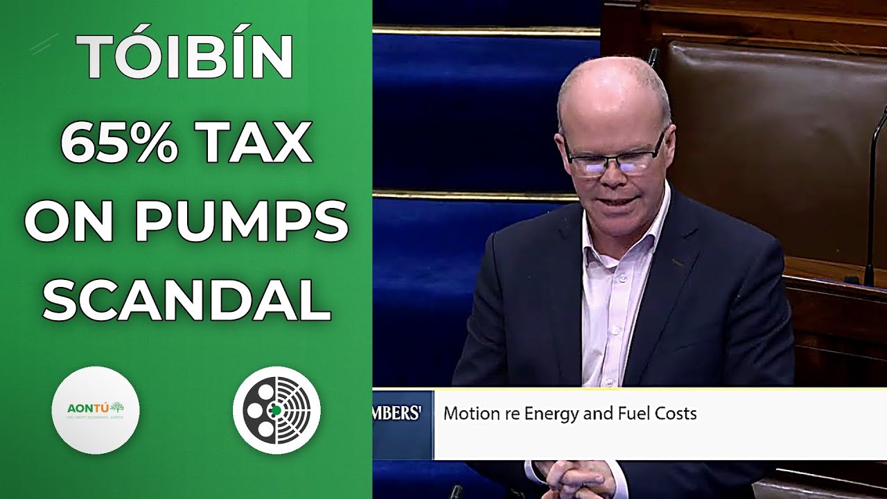 Пеадар Тойбин: Правительство — «двигатель топливной инфляции», поскольку налоги кусаются