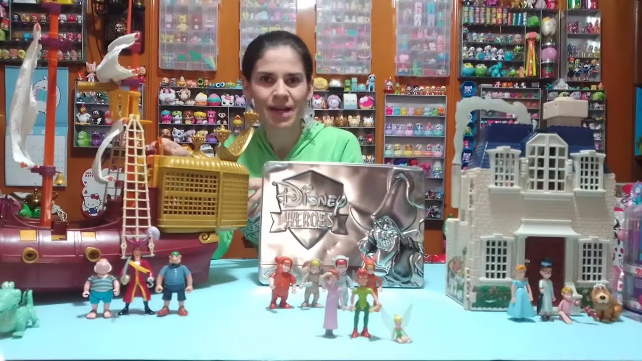 Retro Juguetes Disney Heroes Famosa Peter Pan de la Coleccion de Caro y Karla