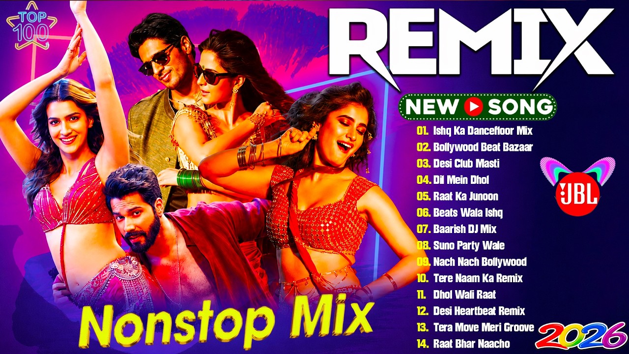 New Hindi Remix Mashup Songs 2026 🔥 Bollywood DJ Remix | Nonstop Party Dance Hits