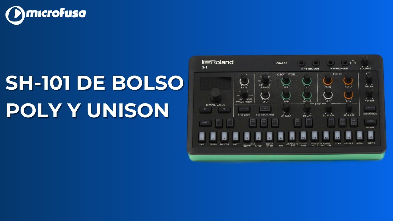 Roland Aira Compac S-1 , el SH-101 de bolsillo!