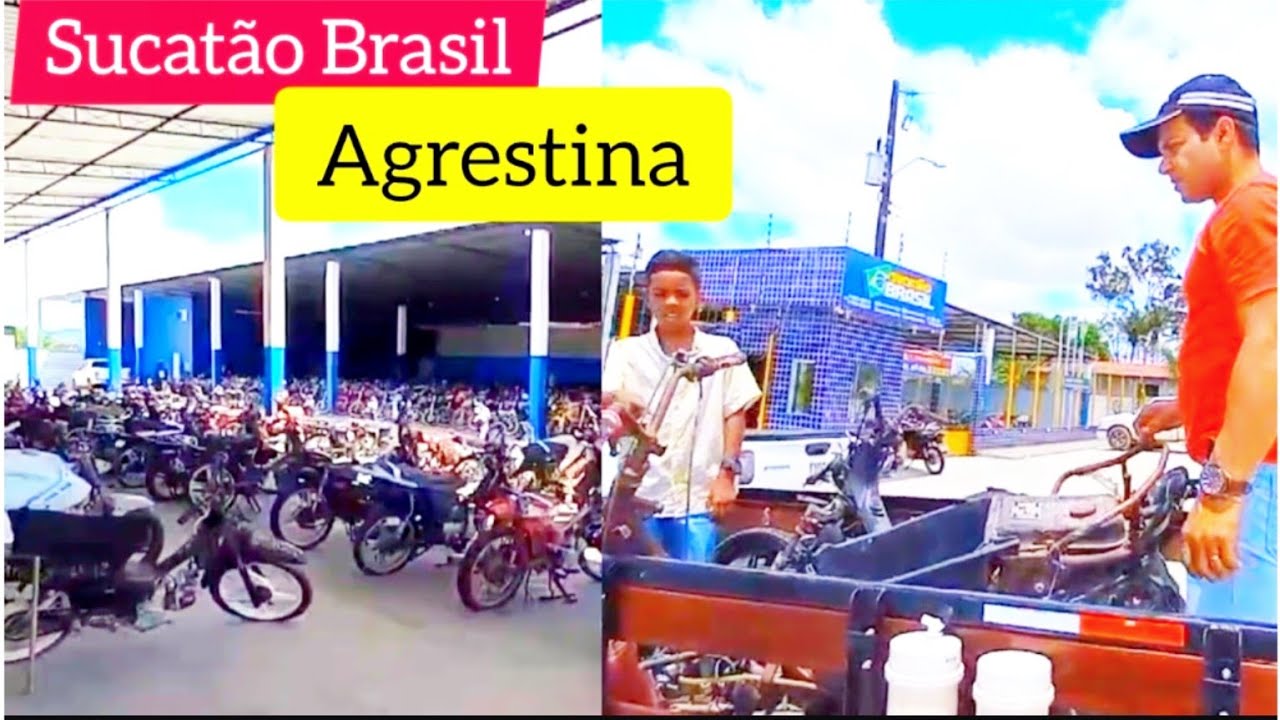 MEU AMIGO BRENO COMPROU DUAS MOTOS COM CUSTO BAIXÍSSIMO NO SUCATÃO BRASIL AGRESTINA PERNAMBUCO