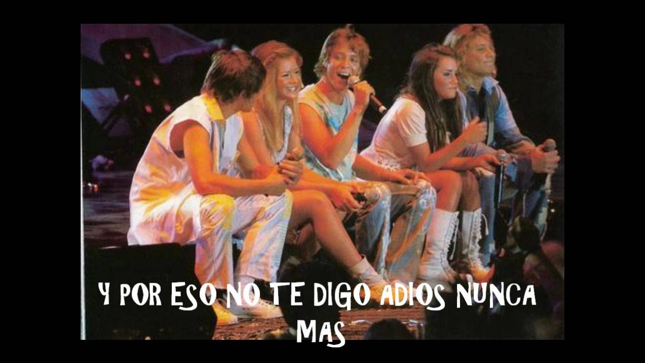 No te digo adios-Casi angeles (letra ) Teen Angels