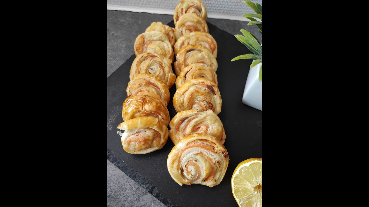 ROULÉS FEUILLETÉS AU SAUMON FUMÉ RAPIDE POUR LE RAMADAN