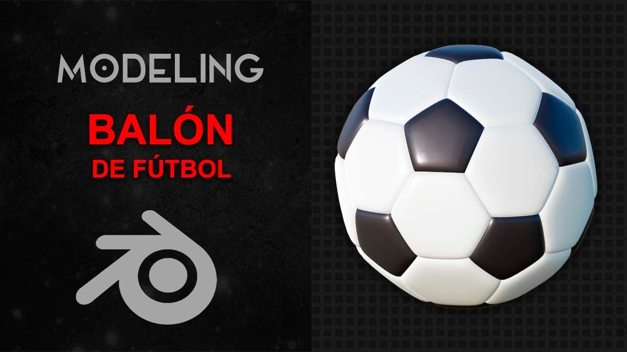 Modelado de BALÓN DE FÚTBOL - ¡FÁCIL! / Ico Sphere | BLENDER MODELING
