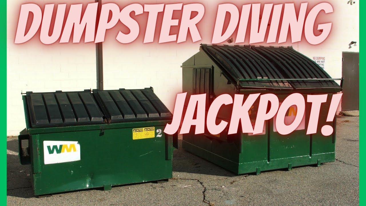 Dumpster Diving Latest Adventure and Treasures in the Trash:  JACKPOT!
