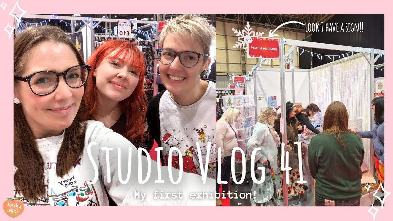 Studio Vlog 41 - My first exhibition! The Festive Gift Fair 2022 at the NEC