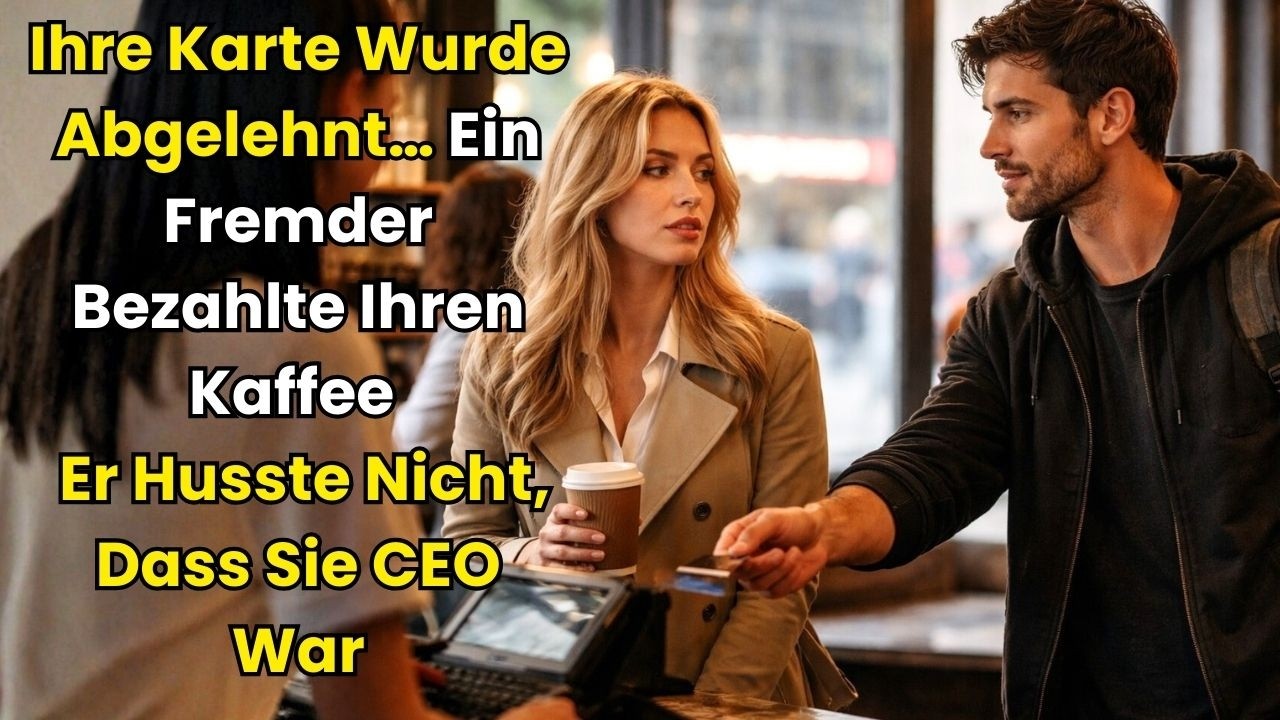 Ihre Karte Wurde Abgelehnt… Ein Fremder Bezahlte Ihren Kaffee – Er Wusste Nicht, Dass Sie CEO War
