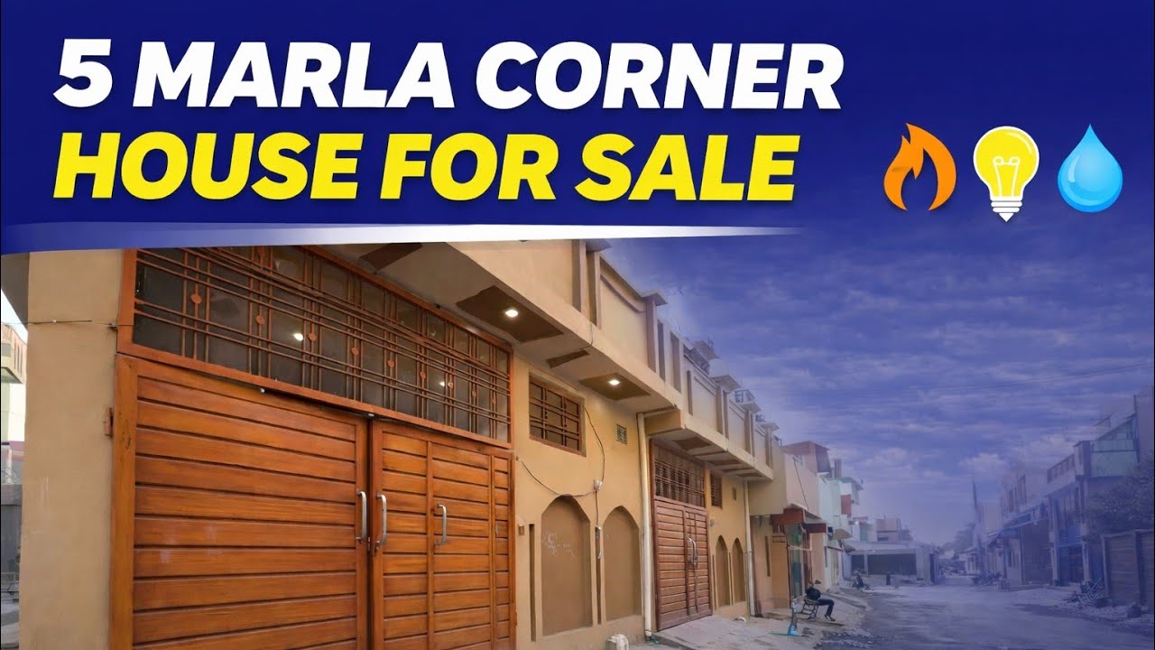 5 Marla Corner House for Sale in Rawalpindi | Gas, Electricity & Water Available | Prime Location