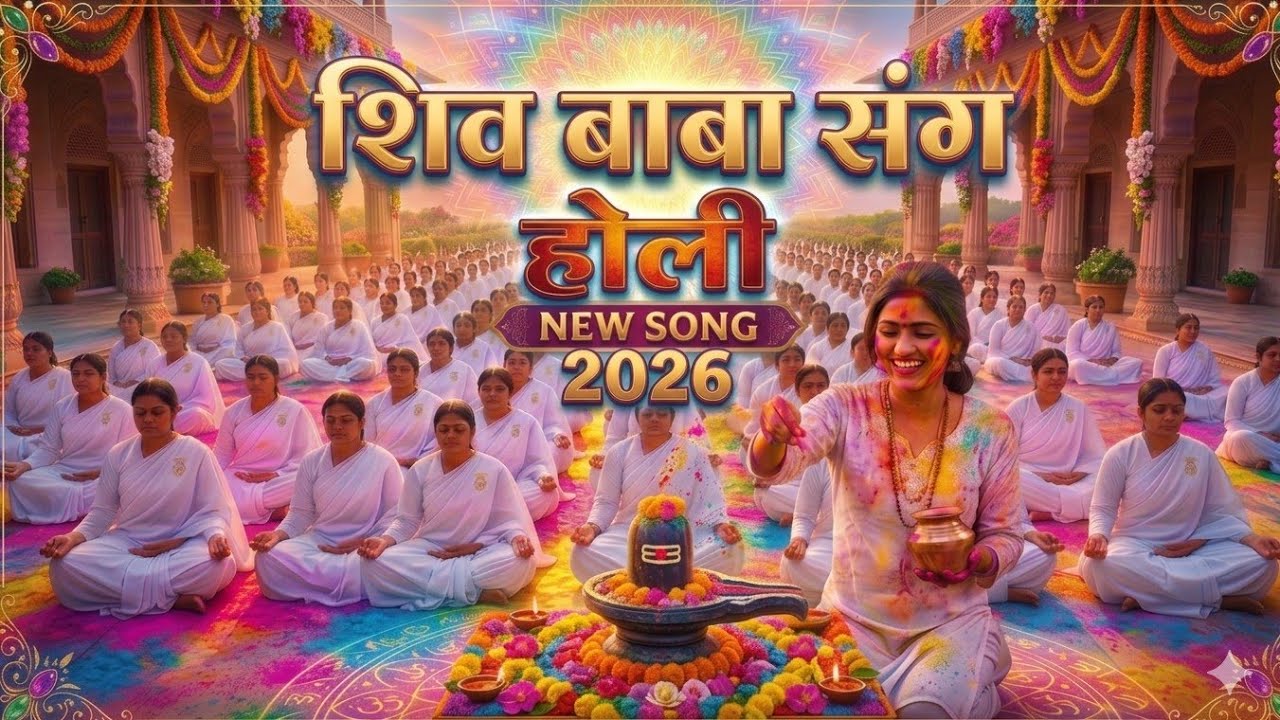 शिवबाबा के संग होली || new song 2026 #youtube #Short 