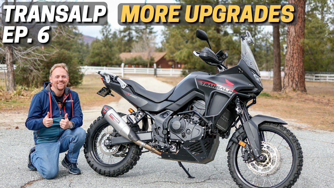Honda Transalp 750 | Suspension Upgrade, Lighting, Exhaust, GPS & More (EP.6)