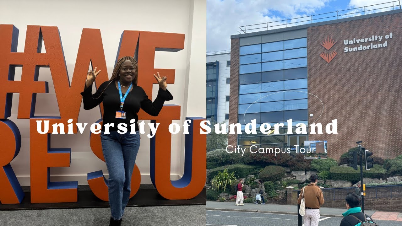 UNIVERSITY OF SUNDERLAND (City Campus Tour) 2023.