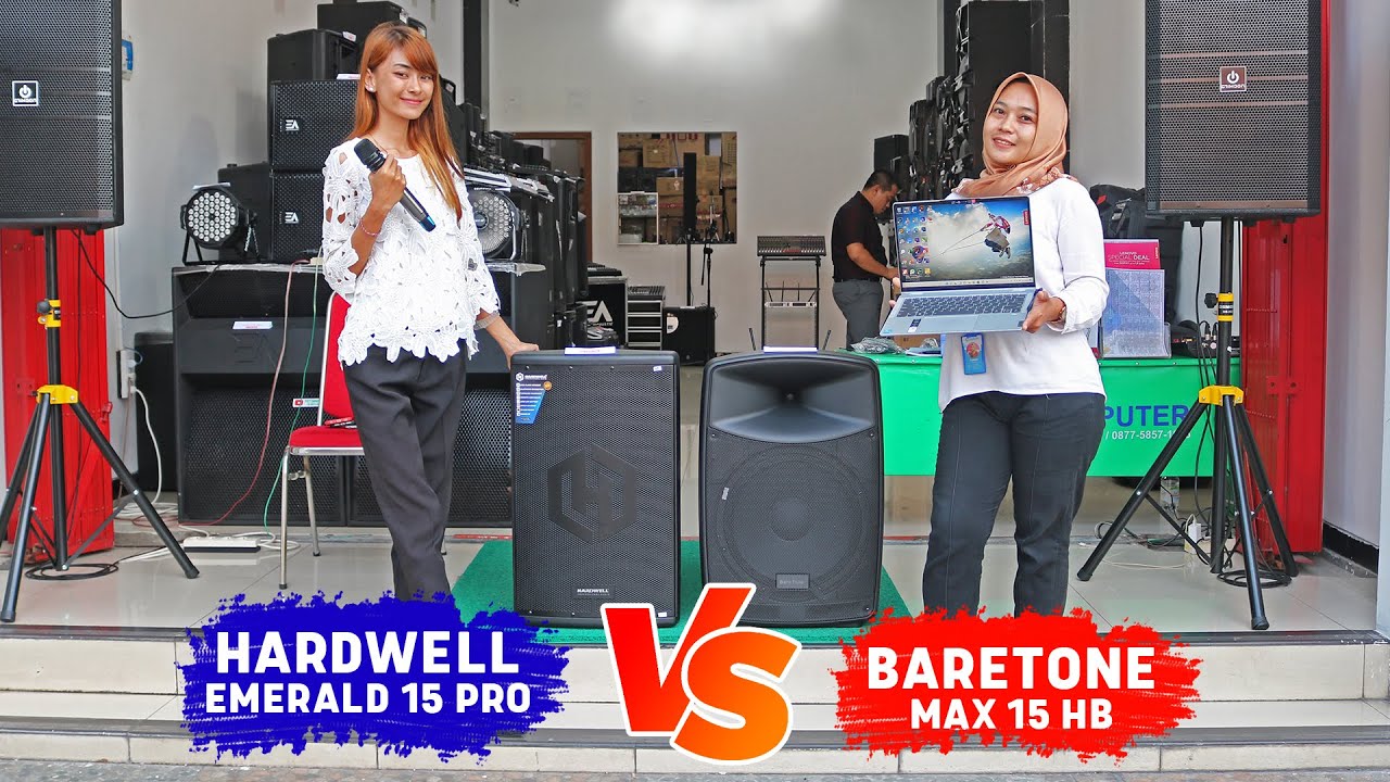 BARETONE MAX 15HB VS HARDWELL EMERALD 15 PRO