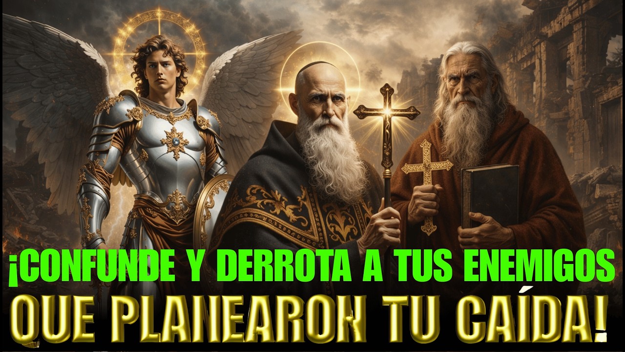 SAN BENITO, SAN MIGUEL Y SAN CIPRIANO BLINDAN TUS CAMINOS CONTRA TODA ENVIDIA!
