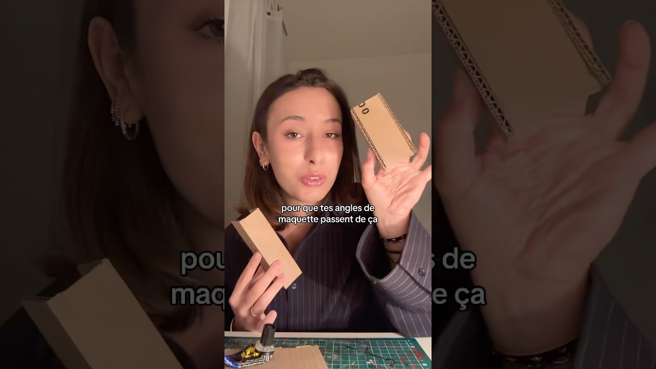 La technique qui va transformer tes maquettes !! #archistudent #diy #maquette #architecture