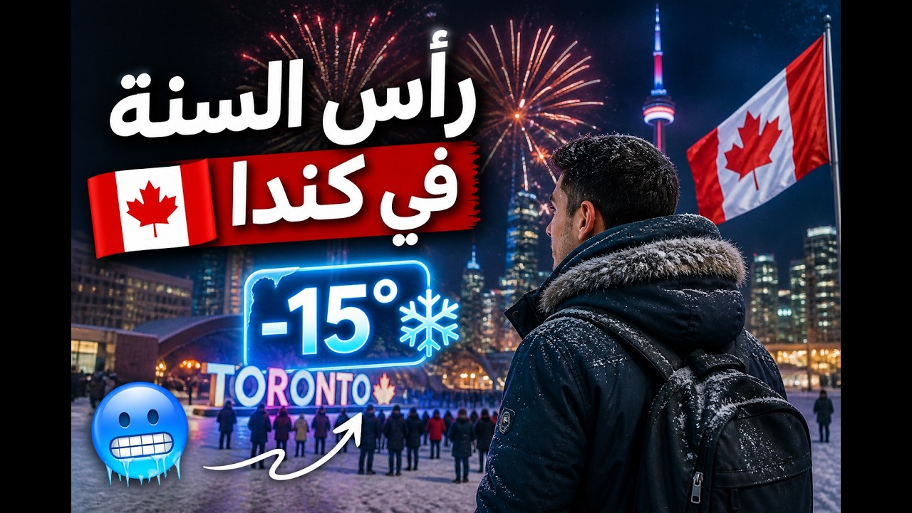 احتفالات السنة الجديدة | يوميات طالب في كندا 🇨🇦