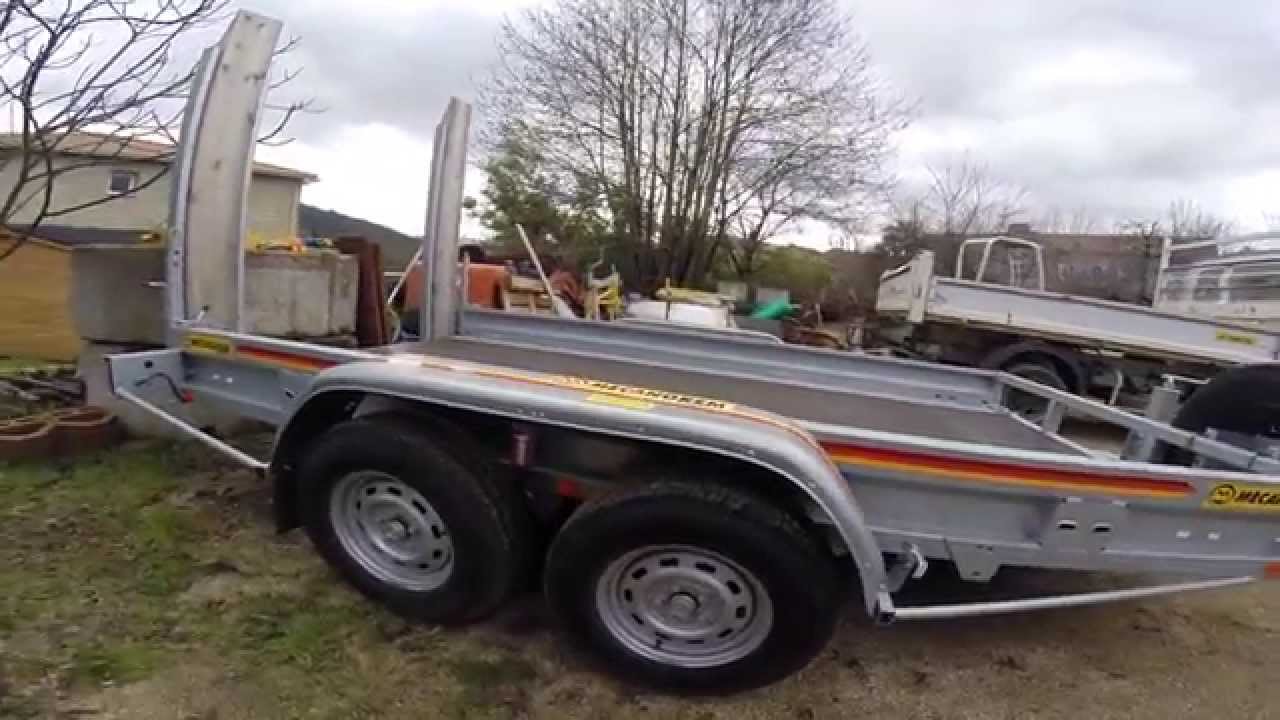 remorque porte engin mecanorem 3T5