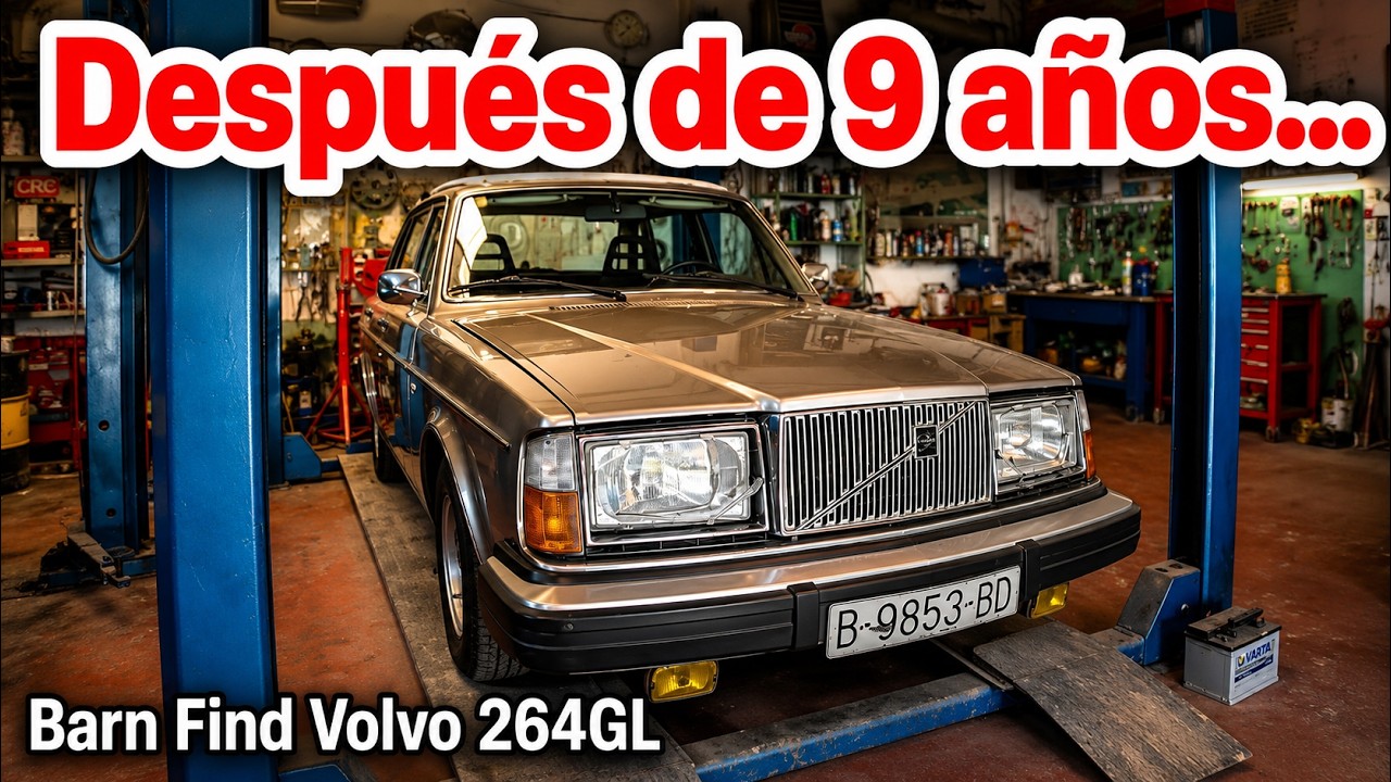 Lo rescatamos después de 9 años… ¿Valió la pena restaurarlo? - Barn Find Volvo 264GL V6