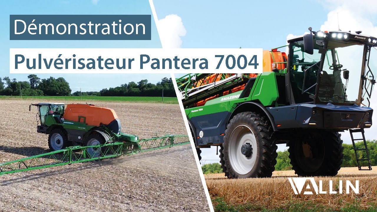 Démonstration du pulvérisateur automoteur Pantera 7004