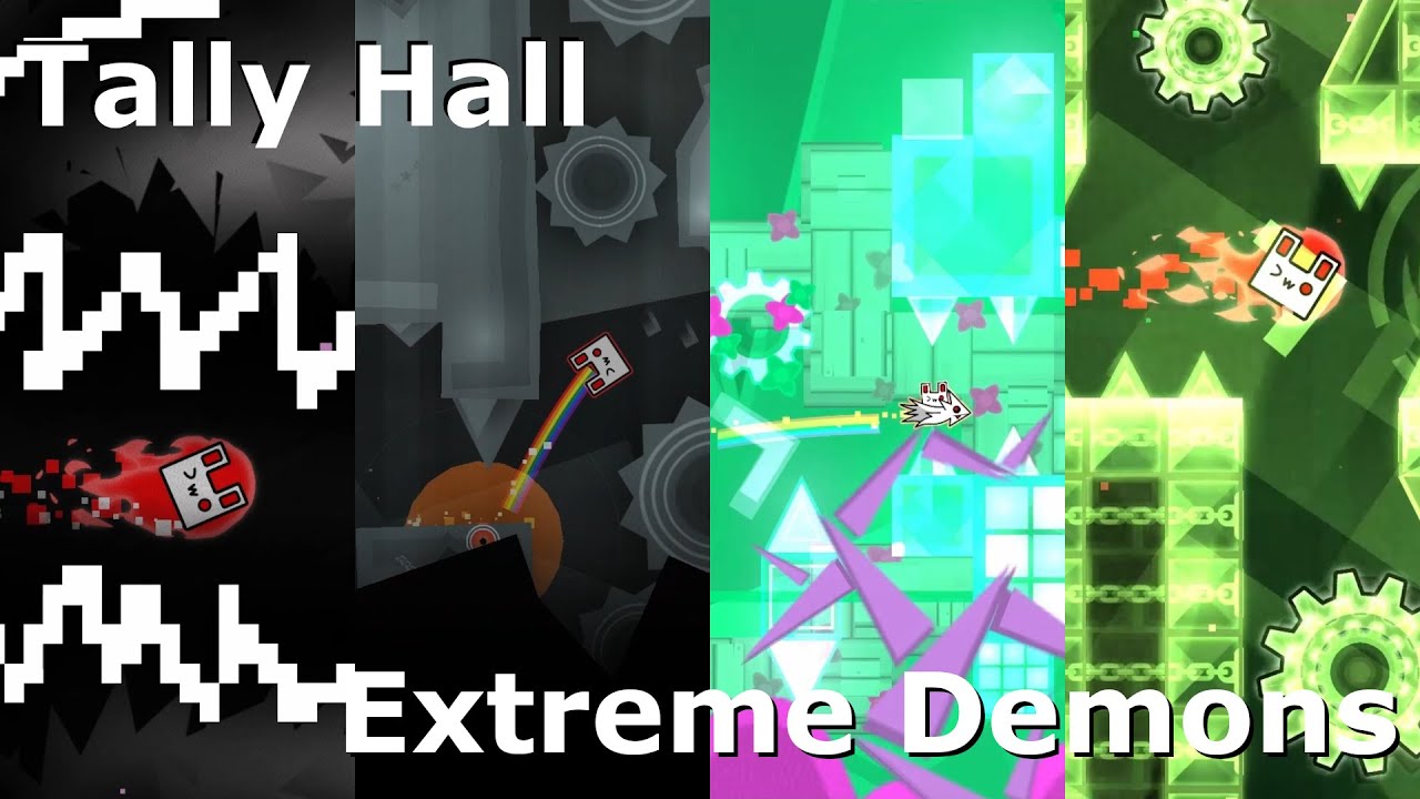 [SHOWCASE] Every TALLY HALL Extreme Demon in Geometry Dash