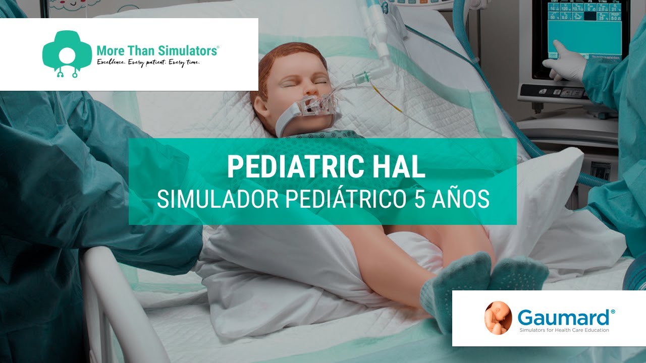 Pediatric HAL - Simulador de paciente pediátrico de alta fidelidad. Expresiones faciales