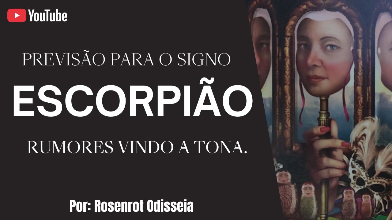 ESCORPIÃO - ALGO SOBRE O SEU NOME ESTÁ CIRCULANDO… E NINGUÉM ESPERAVA ESSA ATITUDE SUA.