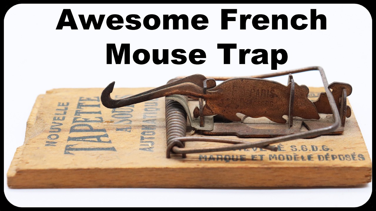 This Vintage Mouse Trap From Paris France Is Awesome. Mousetrap Monday.