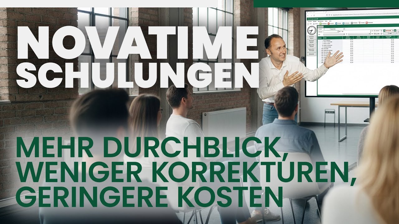 NovaTime Workshop: NovaTime sauber nutzen statt ständig korrigieren