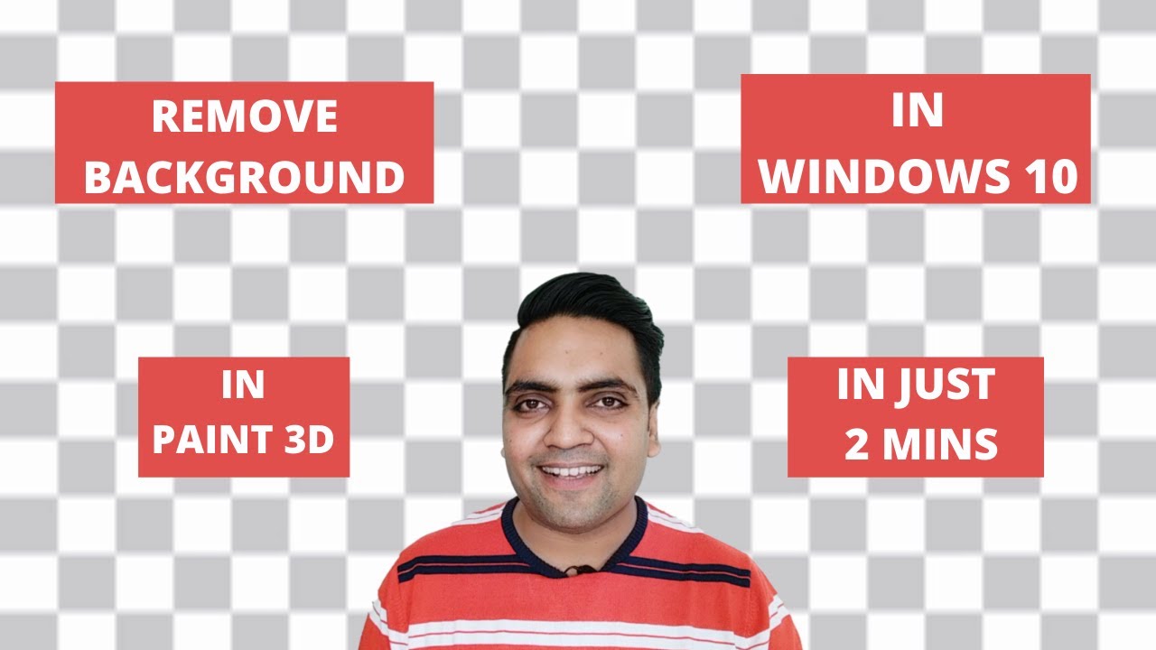 How to Remove Photo Background - Windows 10 - Paint 3D - In 2 Minutes