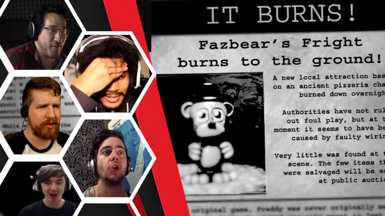 Lets Player's Reaction To The Nightmare Ending Of FNAF 3 - Five Nights At Freddy's 3