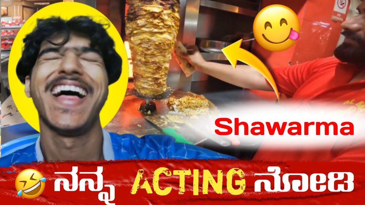 ನನ್ನ Acting ನೋಡಿ ನಂಗೆ ನಗು ಬಂತು😂|₹100shawarma|Day194/365vlogs