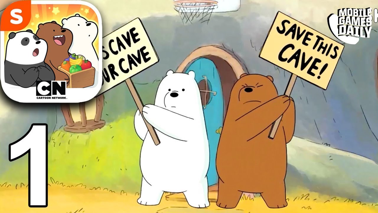 WE BARE BEARS MATCH 3 REPAIRS - Stop Construction - Gameplay Walkthrough Part 1 (iOS Android)