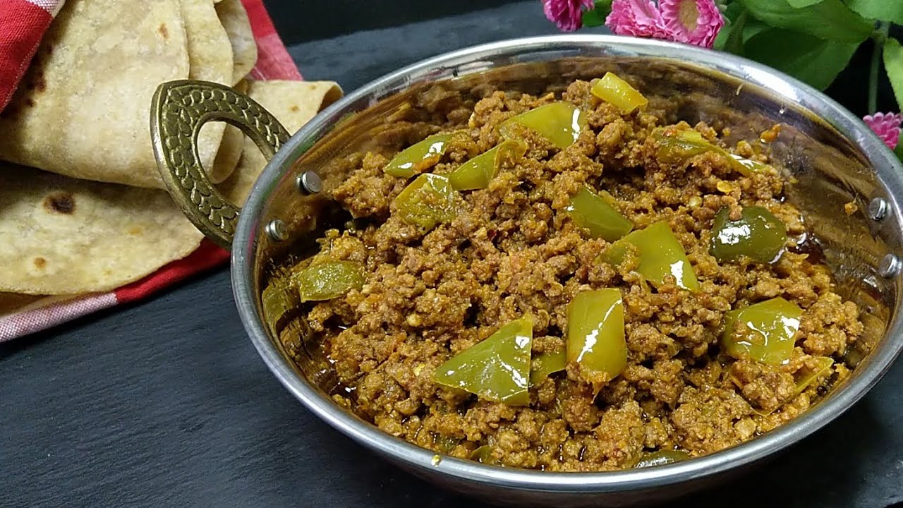 Mazedaar Qeema shimla mirch/Mince with capsicum/keema Shimla mirch/ قیمہ شملہ مرچ کا سالن