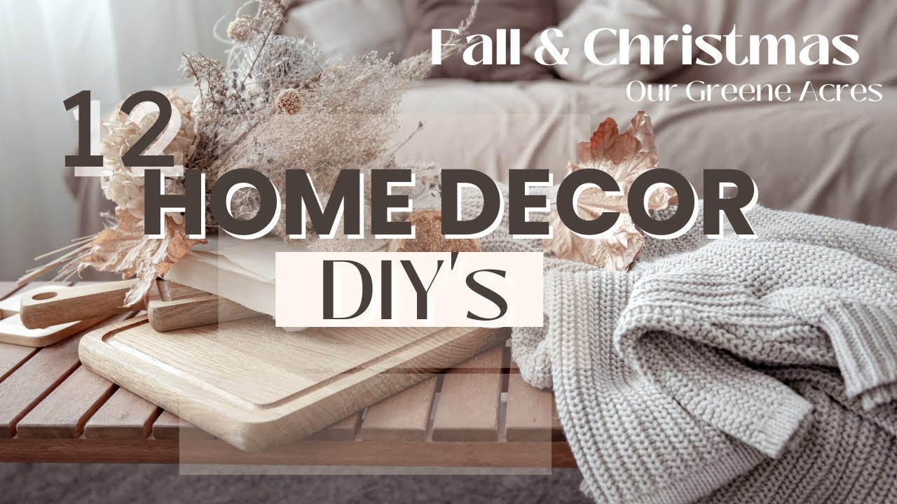12 THRIFTED & DOLLAR TREE FALL & CHRISTMAS HOME DECOR DIY'S