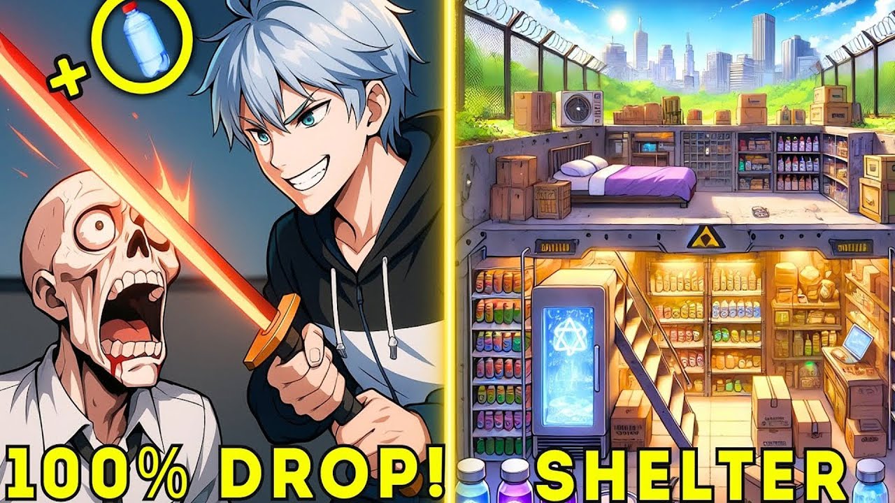 In the Zombie Apocalypse, He Built a Shelter with a 100% Loot Drop Rate! – Manhwa Recap