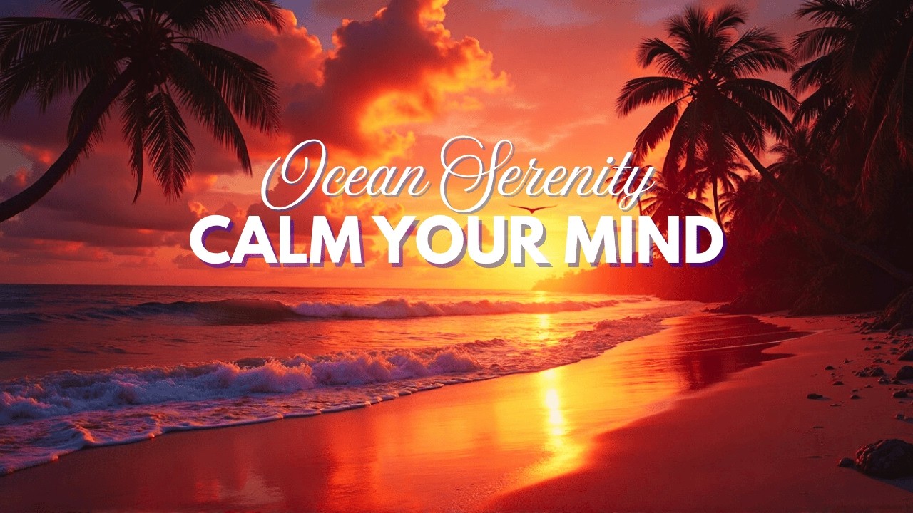 Soothing Piano & Ocean Waves | Deep Relaxation, Meditation, Healing Music | BrightNest Harmony
