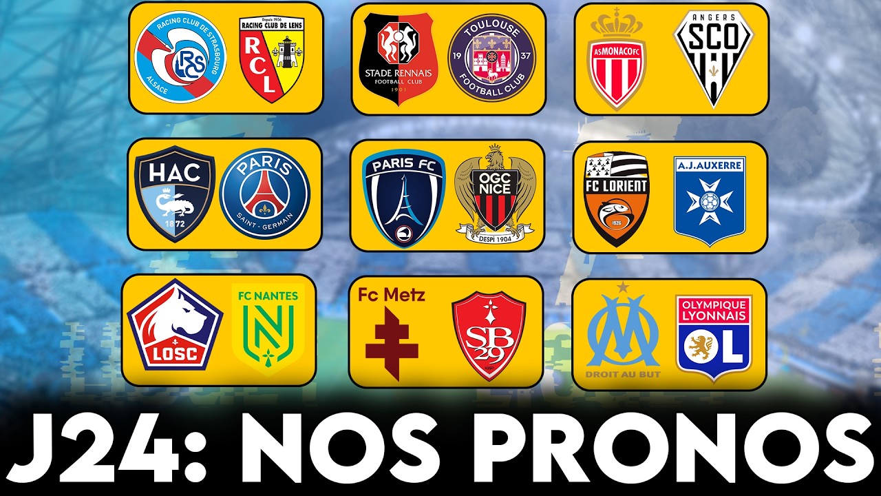 OM - OL, Strasbourg - Lens, les pronos de la 24e journée de Ligue 1