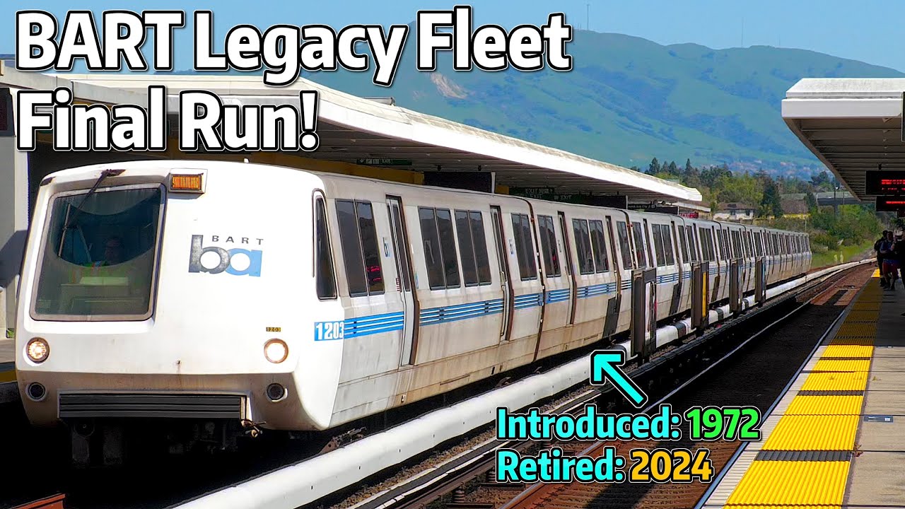 ⁴ᴷ⁶⁰ Retirement of San Francisco BART's Legacy Fleet