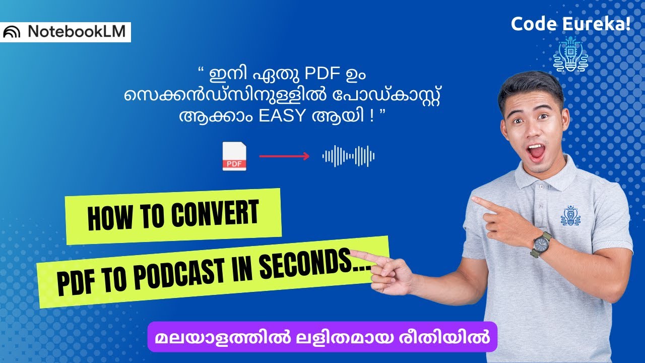 NotebookLM: BEST AI Tool to Learn ANYTHING Fast! (Malayalam) | Code Eureka