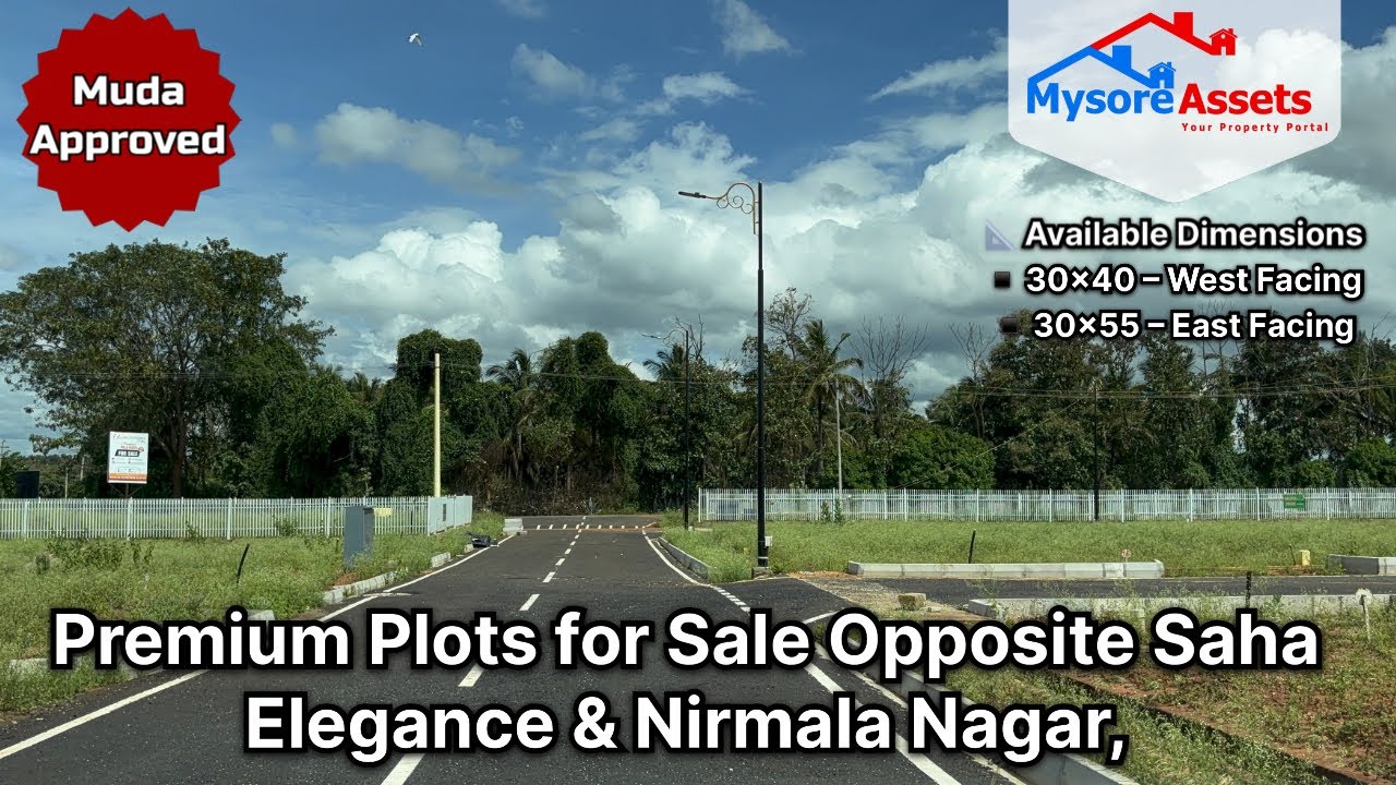 Premium MUDA Approved Plots for Sale in Mysuru | Bogadi&ndash;Gaddige Main Road | Best Investment