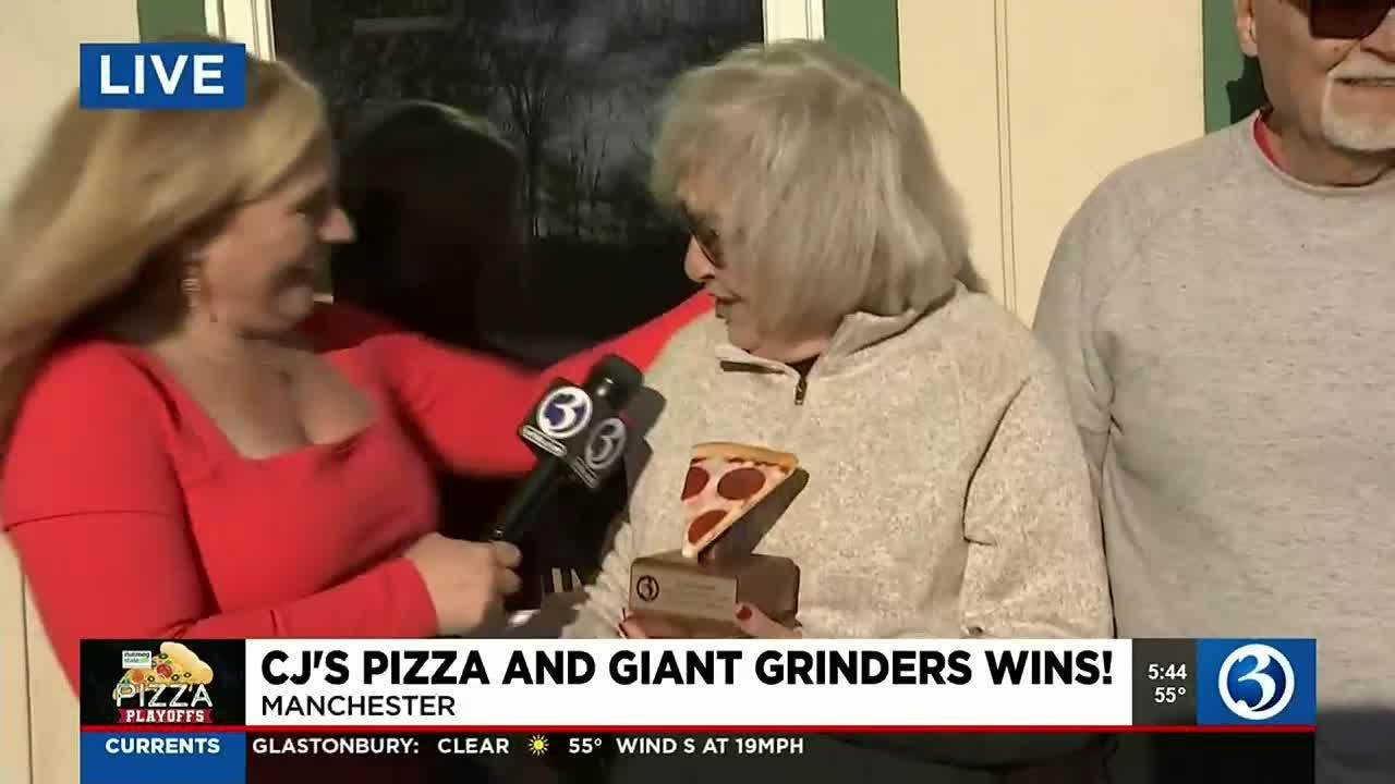 VIDEO: CJ's Pizza and Giant Grinders wins WFSB's Pizza Playoffs